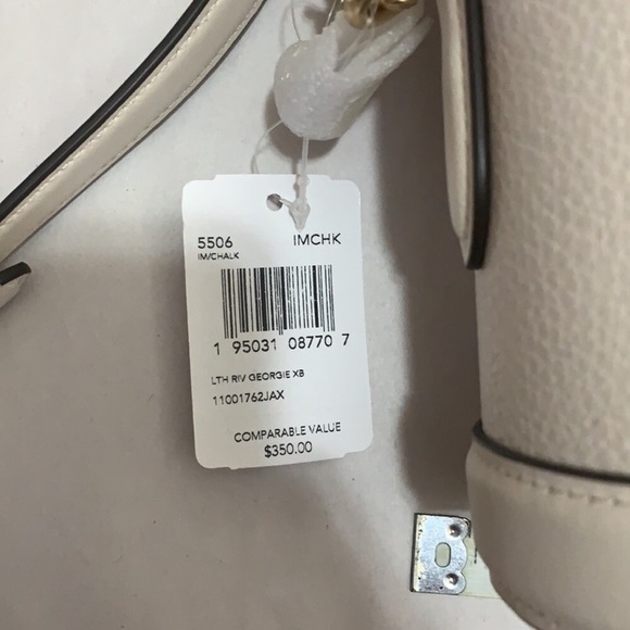 NWT Stunning COACH Georgie Gem Chalk - Picture 5 of 7